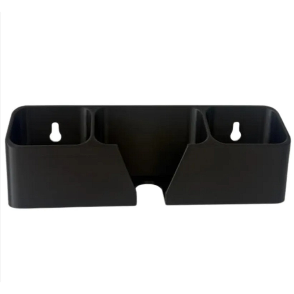 Suporte de Parede para Celular e Controle Remoto | Organizador Multiuso 2 ou 3 Compartimentos