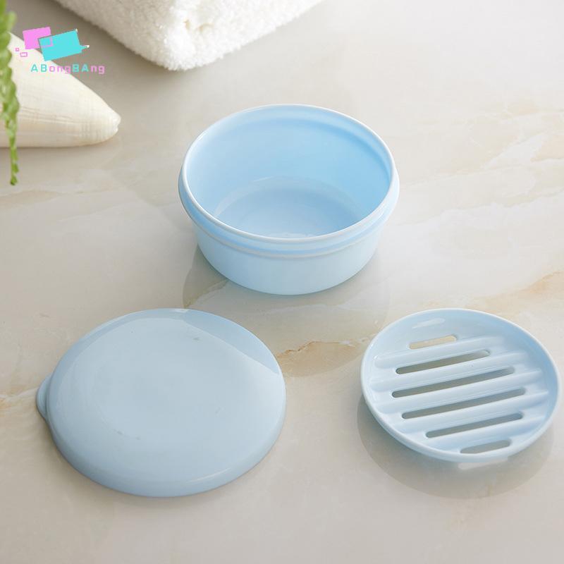 Abongbanghn 1PC Caixa De Sabão Circular Criativo PP À Prova Dwaterproof Água Selado Portátil Capa Drenagem Ra Suprimento