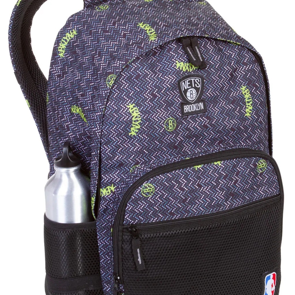 Mochila Sestini Grande Nba Legend Brooklyn Nets Preto · foto 2
