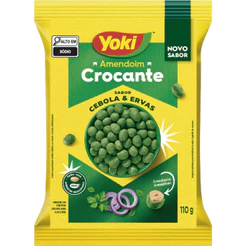 Yoki Amendoim Crocante Cebola & Ervas Pacote 110g