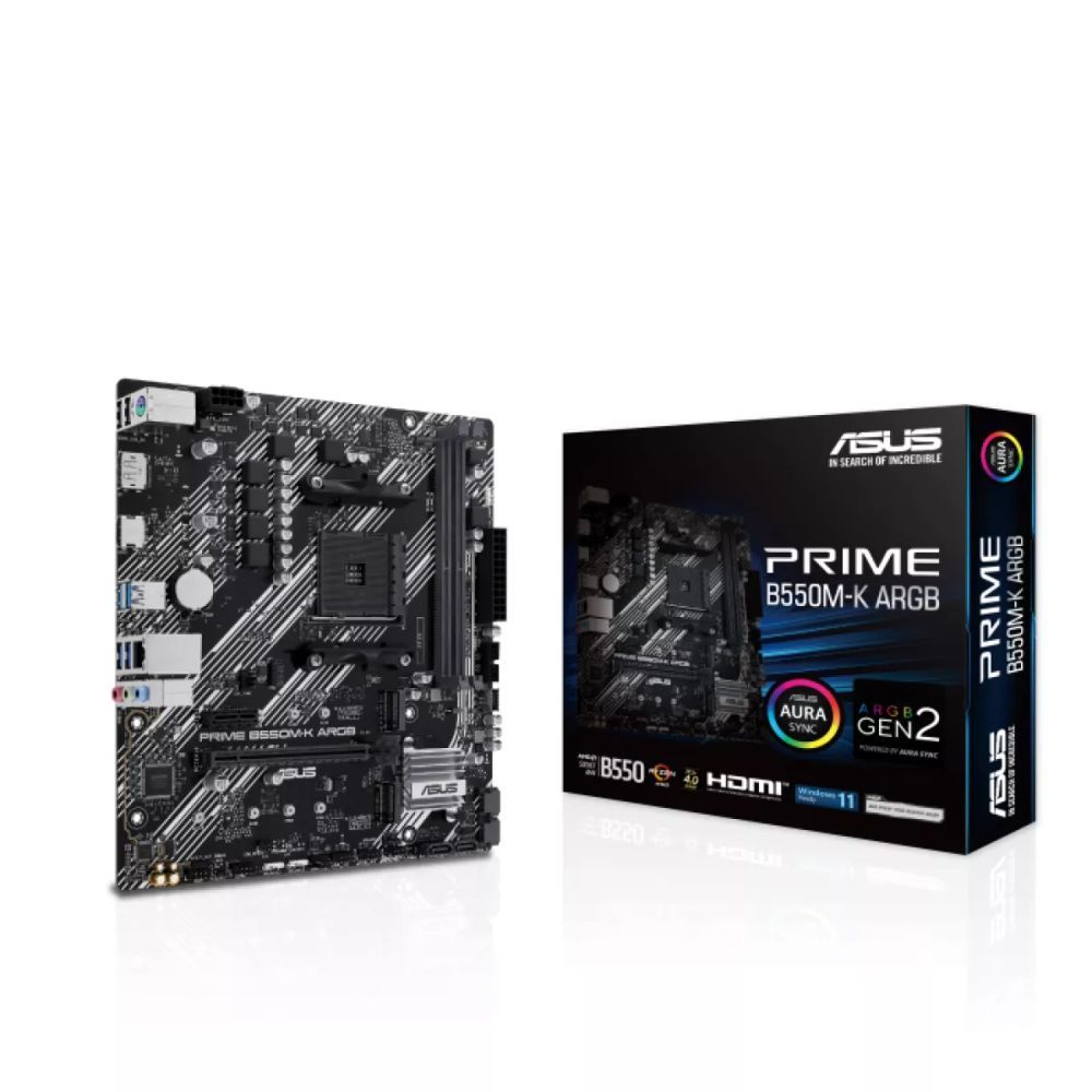Placa Mãe Asus Prime  B550M-K ARGB 90MB1GC0-M0EAY0