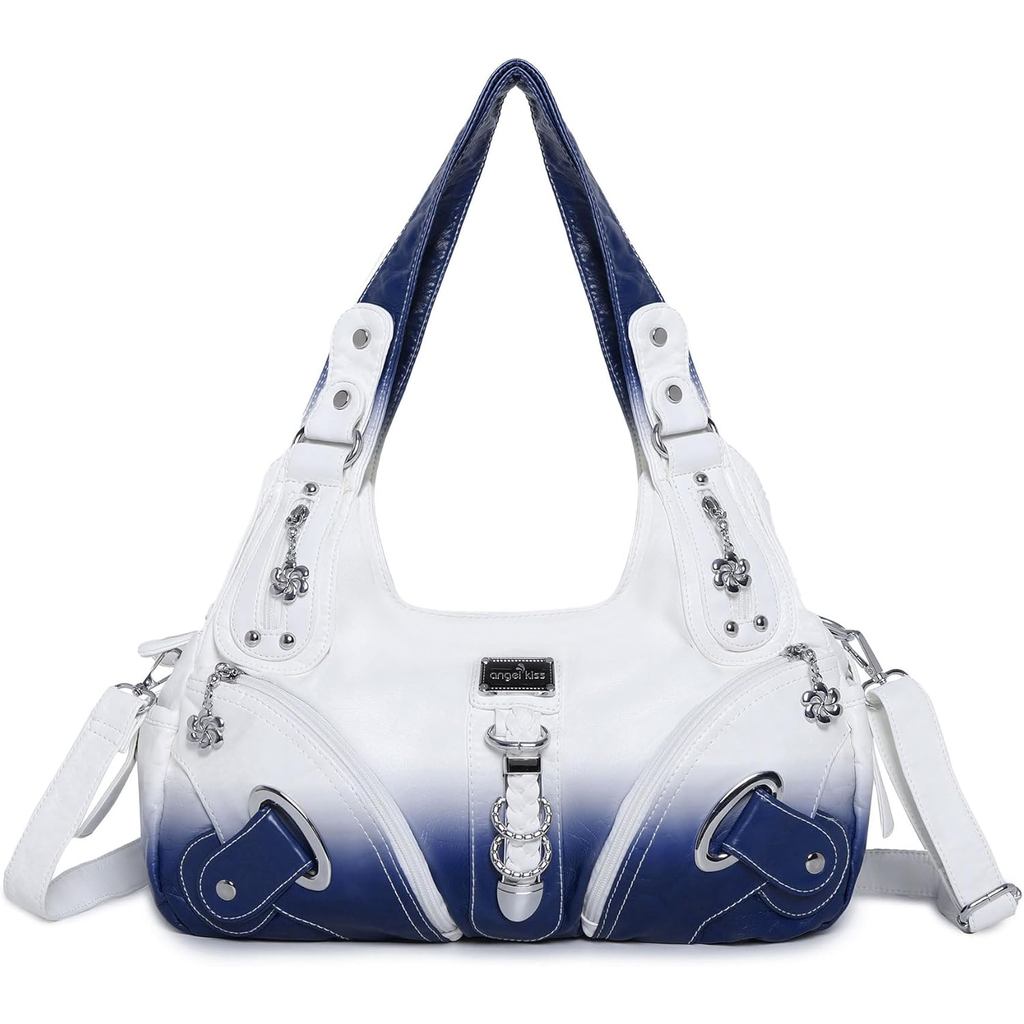 Bolsa hobo e bolsa de mão Angelkiss, feminina, de ombro grande para uso diário. | Bolsas, de mão, sac