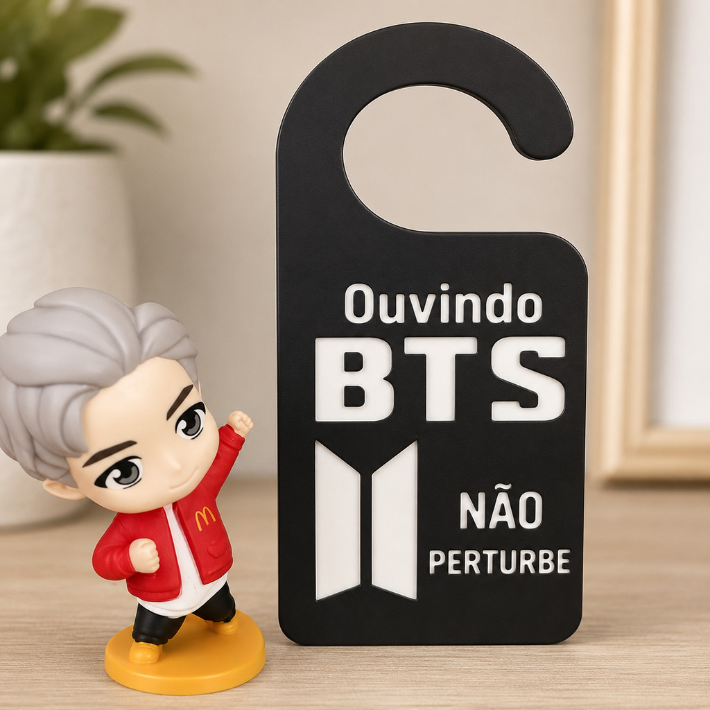 Aviso de Porta BTS — Não Perturbe