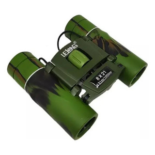 Binóculo Infantil Lelong LE2050 8x21 Profissional UV Camuflado Compacto Portátil Bolsa