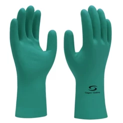 Luva de Segurança Super Green Nitrílico 10" Super Safety