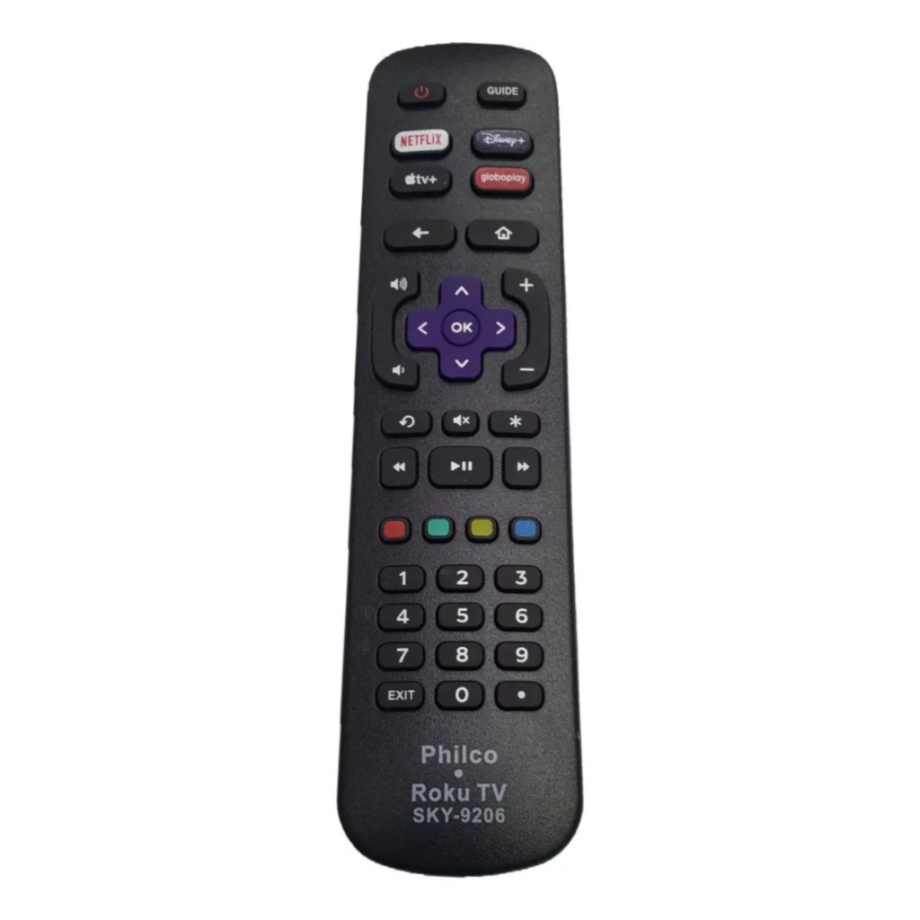 Controle Remoto Para Tv Aoc Philco Roku FBG 9206 SKY 9206 LE 7356 PTV50RCG70BL PTV58G70RCBL
