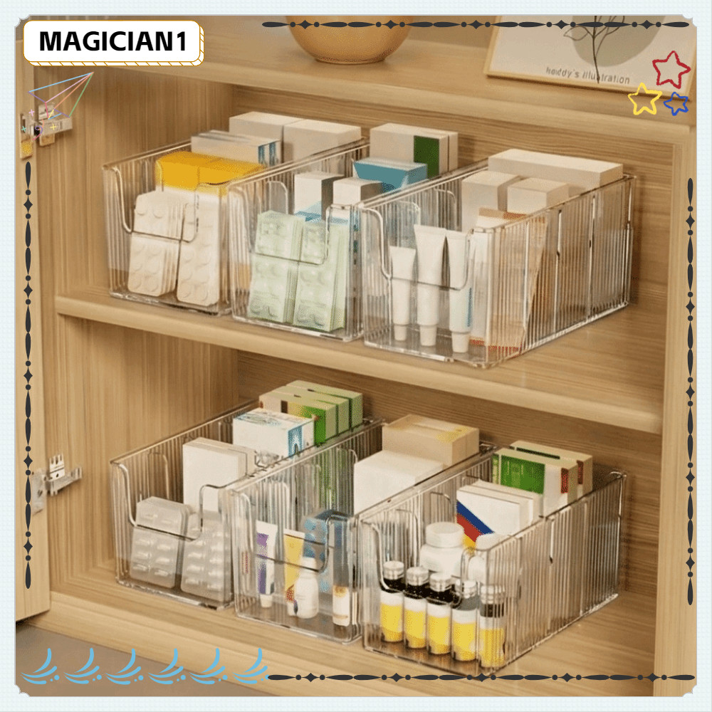 Caixa De Armazenamento De Medicamentos MAGICIAN , Recipiente Organizador De Comprimidos Com Tampa Vários Compartimentos 