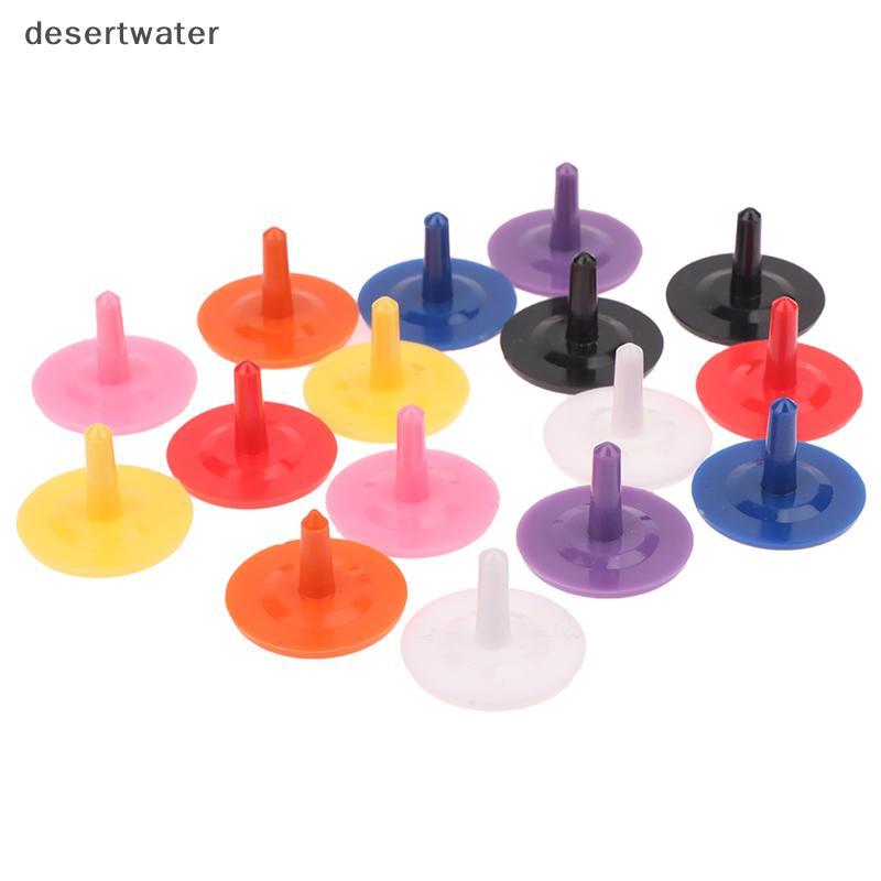 Dwbr 20 Peças Marca De Bola De Golfe De Cores Sortidas Portátil Em Formato Redondo De Plástico Marcadores De Posição Equ