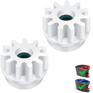 Kit de Substituição de Engrenagens para Balde de Mop Giratório - Engrenagens de Nylon e Aço de Alta Resistência de 1", C