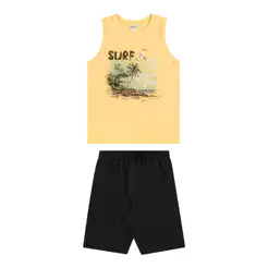 Conjunto Infantil Menino Radical Elian Amarelo