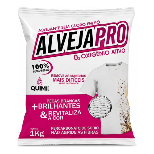 Percarbonato De Sódio Alvejante Roupas Brancas 100% Puro 1kg 1 KG