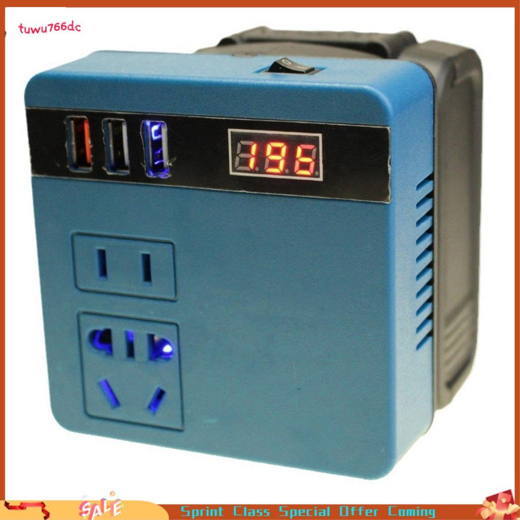 [Entrega Rápida BR] Inversor Portátil Para Bateria De Lítio , Ferramenta De Operação Externa 220V AC/5V DC/20V