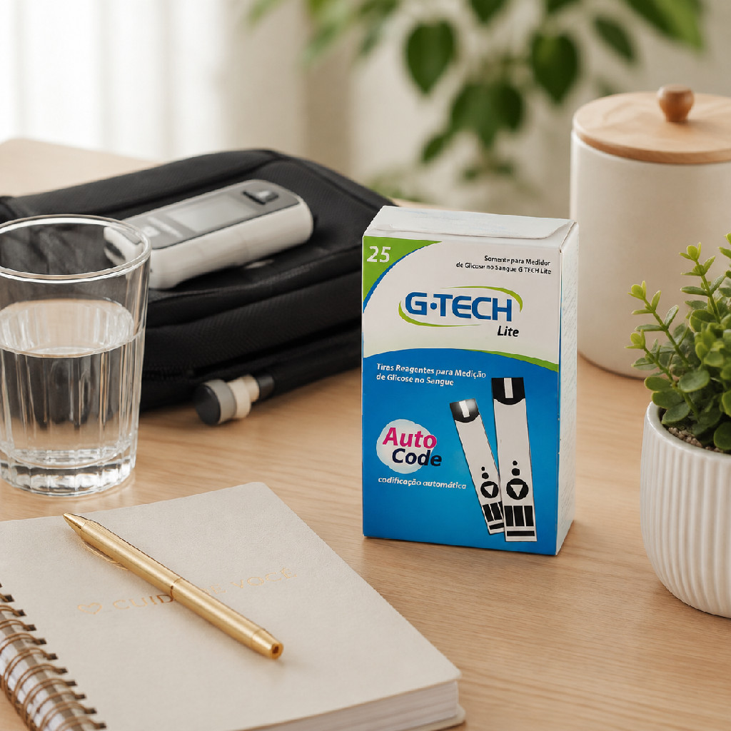 Tiras Teste de Glicose G-Tech Free Lite 25 Unidades — imagem 2 de 2
