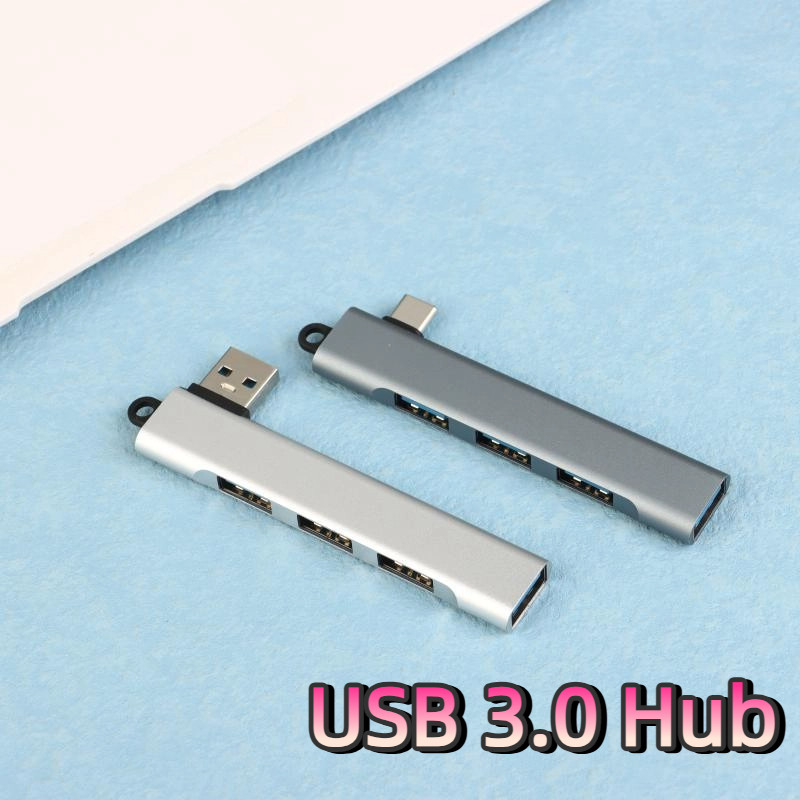 Acessórios Para Computador PC 4 Portas USB 3.0 HUB De Alta Velocidade Tipo C Divisor 5Gbps Multiporta 2.0