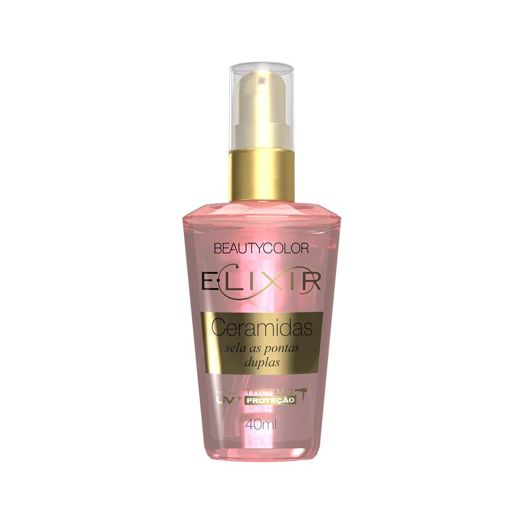 Imagem E.lixir Ceramidas - Sela as pontas duplas e Restaura os fios - BEAUTYCOLOR - 40ml