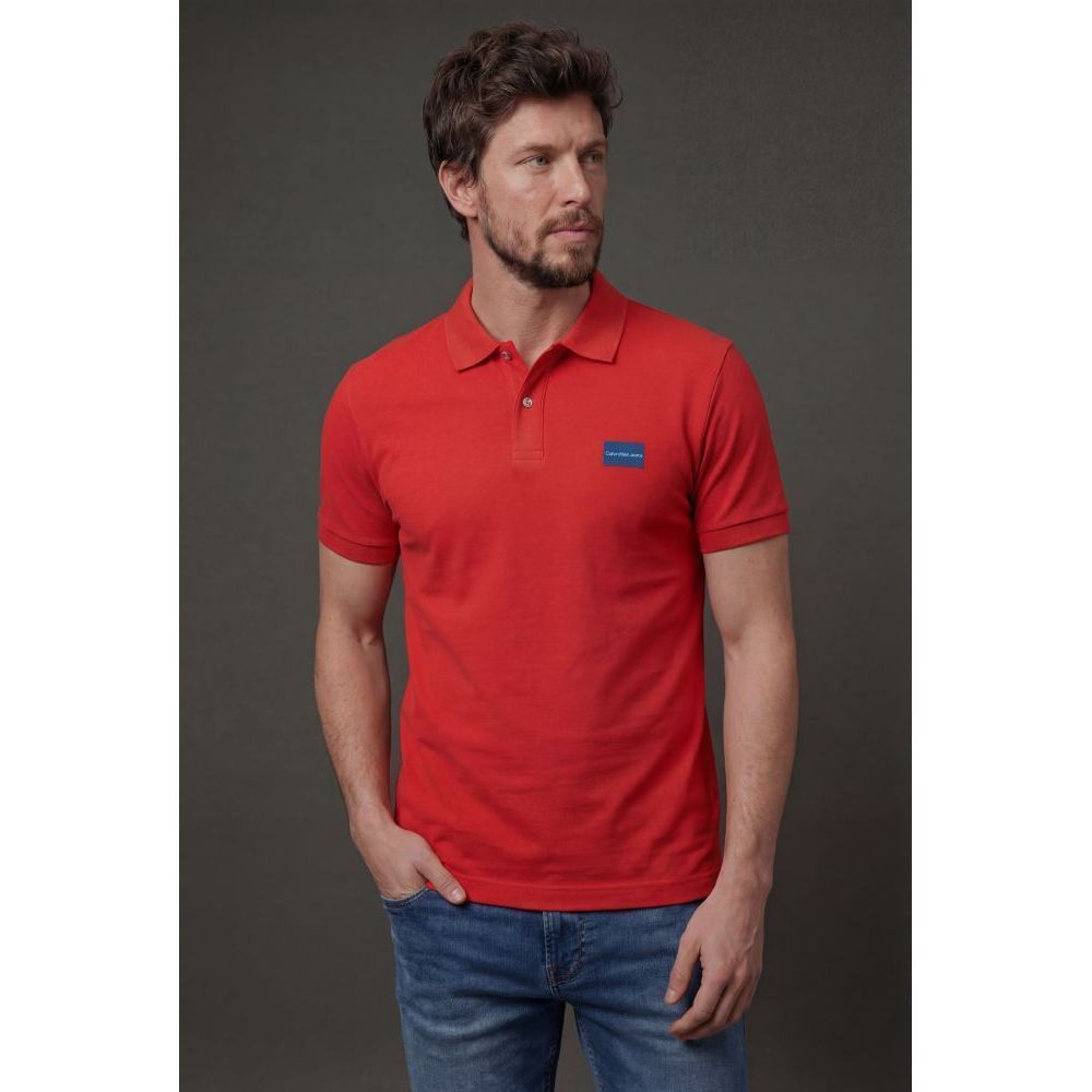Imagem Polo Logo Calvin Klein Jeans - Vermelho