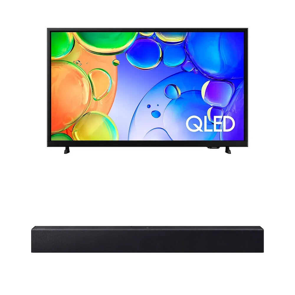Smart TV 43" QLED Full HD Samsung Q5F com Soundbar HW B400F