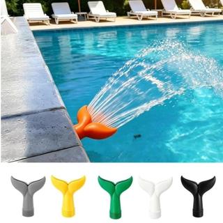 Fonte De Piscina ZHDYEB , Cascata Com Ventilador Largo , Pulverizador Universal Cauda De Sereia De 3/4 Polegadas