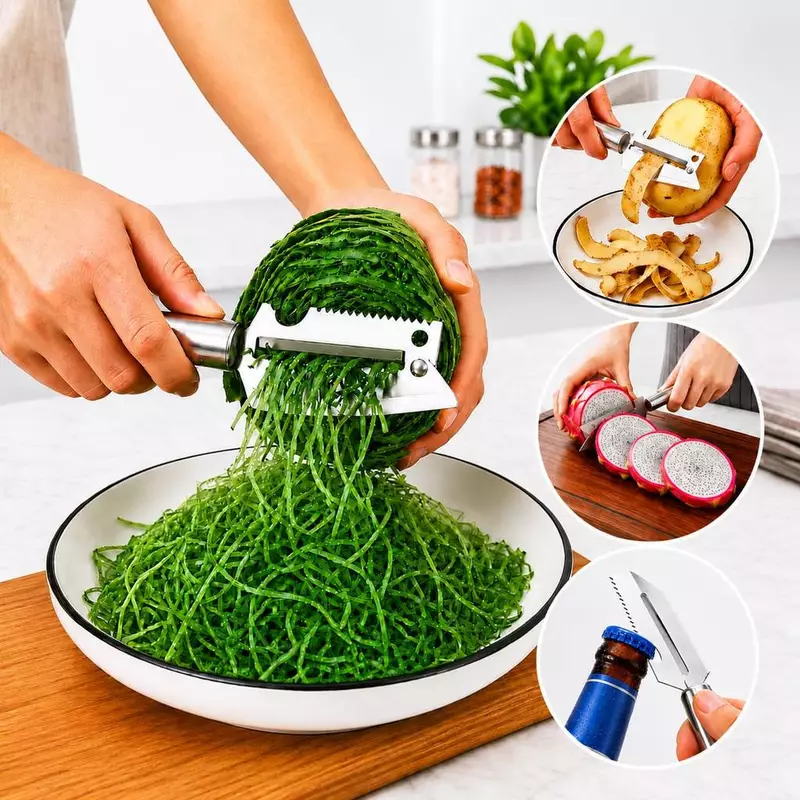 Faca Multifuncional para Couve e Repolho 🥬