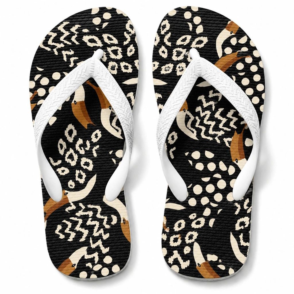 Chinelo Feminino Tucano Tropical Estampado Confortável Estiloso Antiderrapante - Envio Imediato