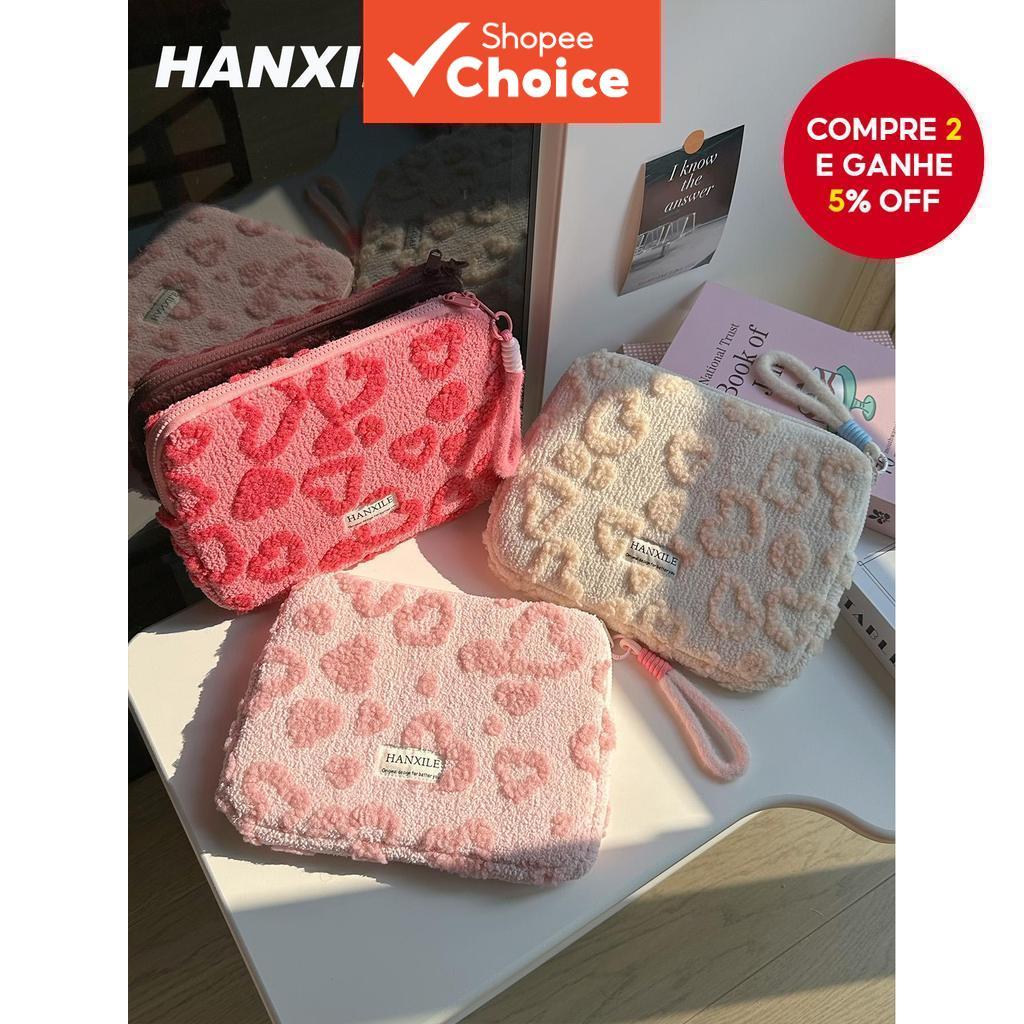  Bolsa para acessórios de Ipad estilo coreano, macaron coração de cordeiro fofo, bolsa para laptop de 11/13/15