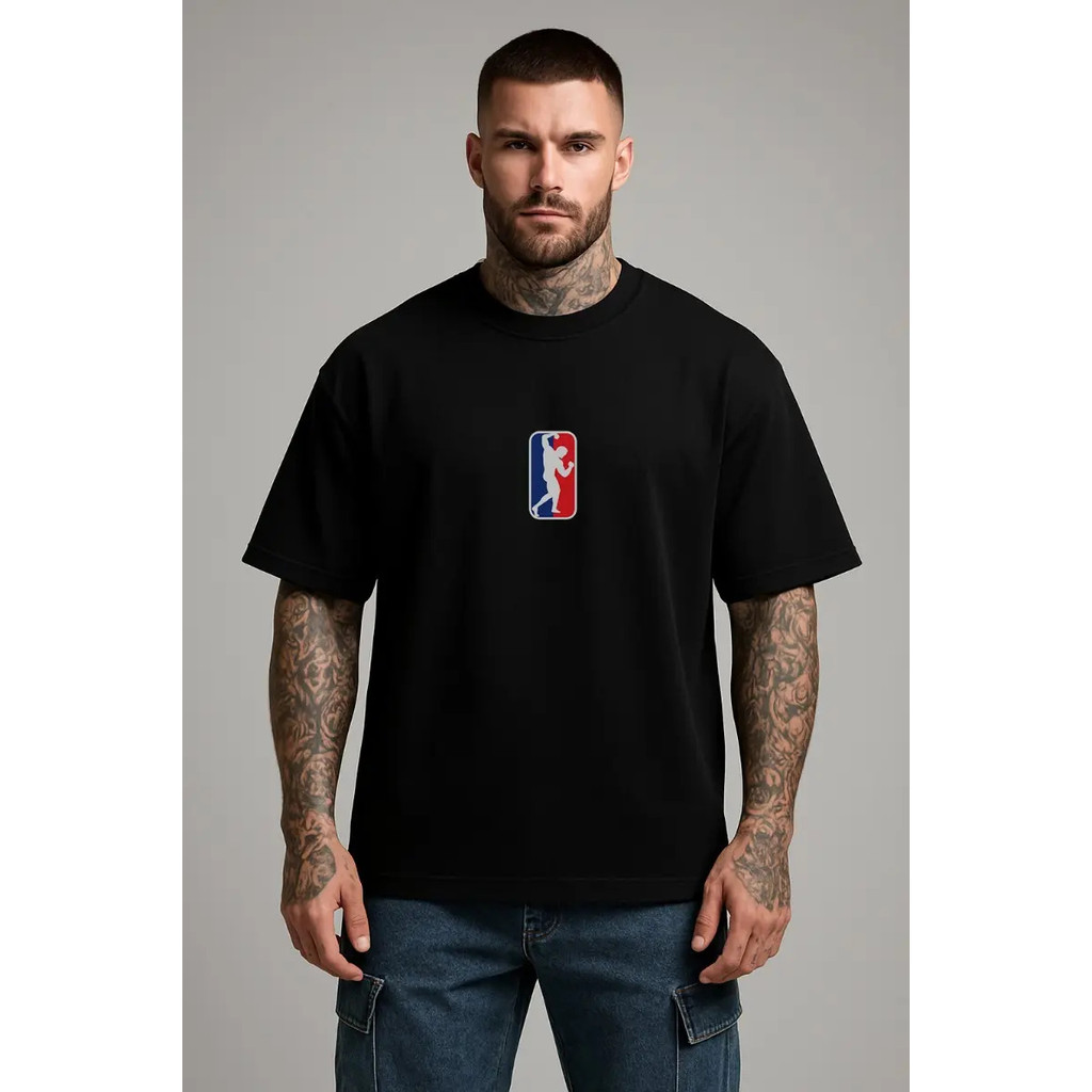 Camiseta Oversized Academia Camisa Streetwear Masculina Gym 100% Algodão