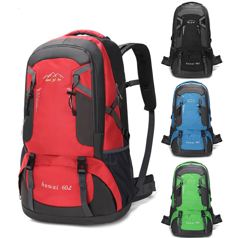 Nova mochila masculina de grande capacidade 60L para esportes ao ar livre, lazer e viagens ZH0A
