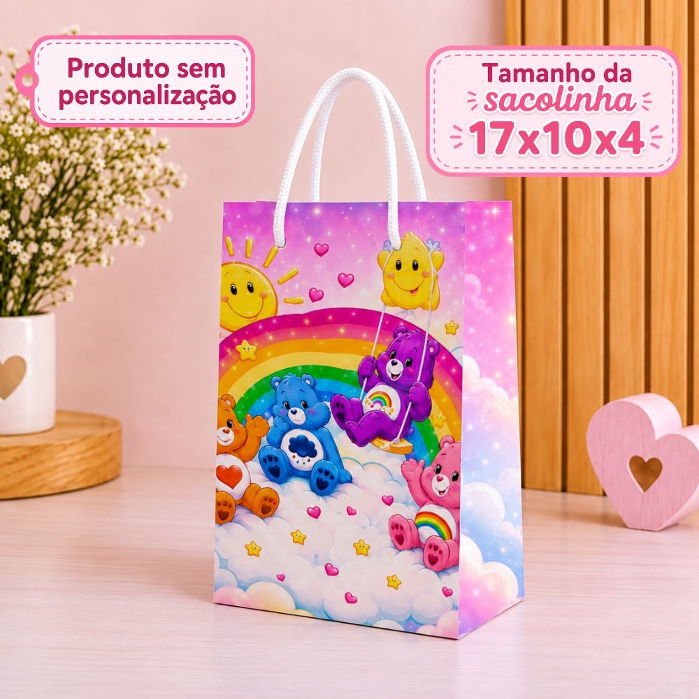 ENVIO RÁPIDO-Sacolinha Surpresa Ursinhos Carinhosos Personalizada  Lembrancinhas de Aniversário - PEGUE E MONTE