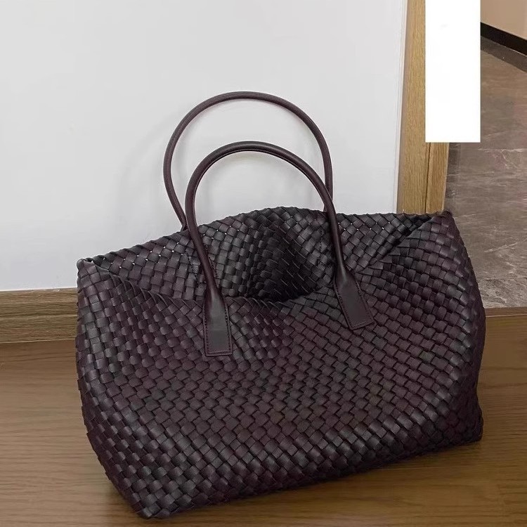 Nicho Design moda grande saco novo simples grande capacidade tecido saco portátil bolsa de ombro