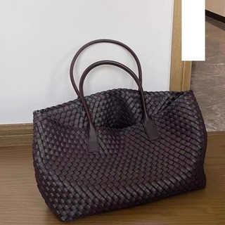 Nicho Design moda grande saco novo simples grande capacidade tecido saco portátil bolsa de ombro