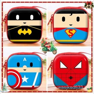 Fone de ouvido e porta-moedas, bolsa para guardar cabo USB