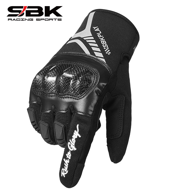SBK luvas da motocicleta masculino luvas de corrida da motocicleta equipamentos ciclismo proteção resistente ao choque p