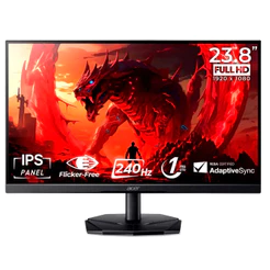 Monitor Gamer Acer Nitro 24" 240Hz 1Ms LED IPS Full HD KG240Y W3BIIP Bivolt