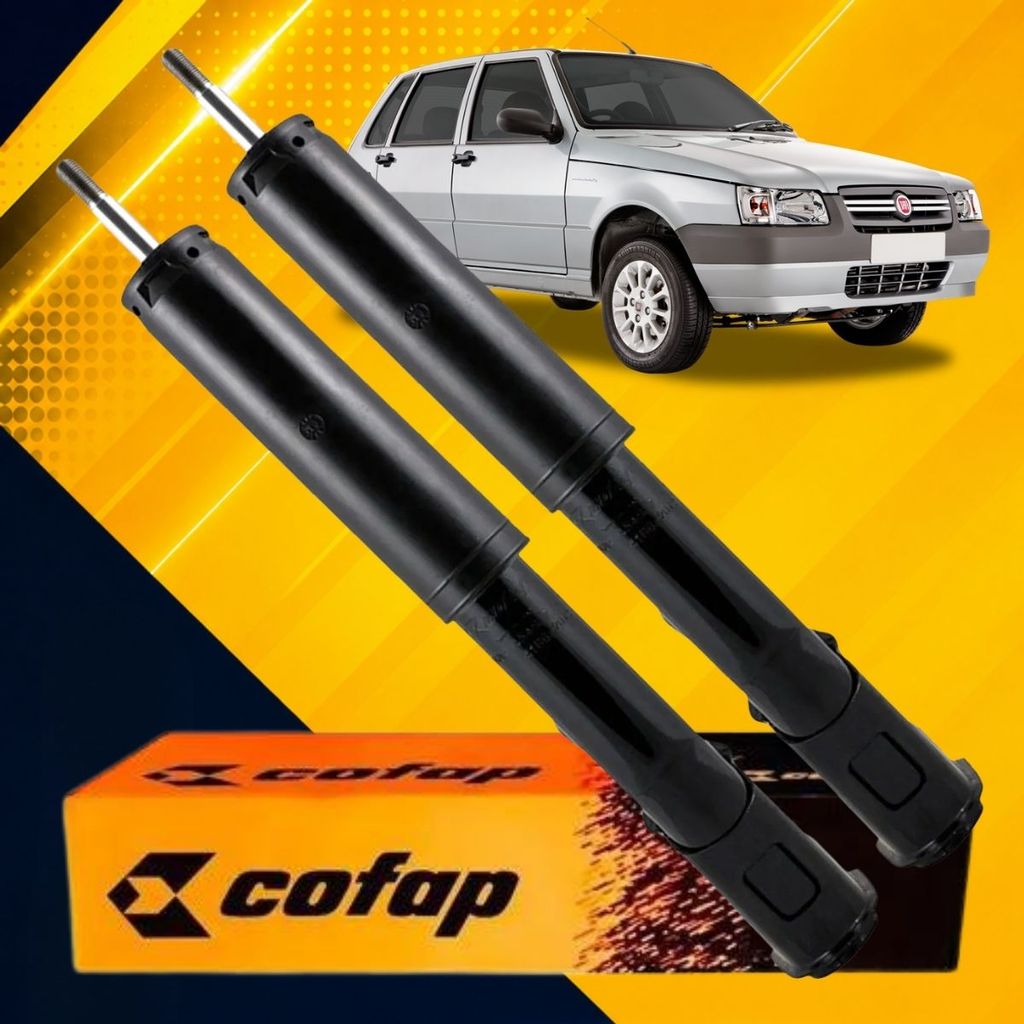 Par Amortecedor Traseiro Fiat Uno Mille 1989 A 2013 Cofap