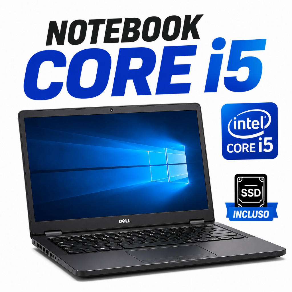 NOTEBOOK HP, DELL ,LENOVO PROBOOK INTEL CORE I5 4GB RAM 128GB SSD WINDOWS 10 (leia descrição)