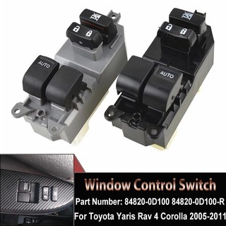 Para Toyota Auris Híbrido 2007-2013 Yaris 2005-2011 Interruptor De Janela Elétrica De Alta Qualidade Lado Esquerdo Do Mo