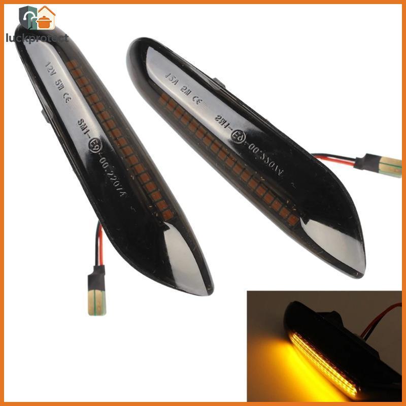 LPHG Dinâmico LED Luz Marcadora Lateral Ultra Brilhante Anti-Reflexo Indicadora Para E46 E60 E61 E81 E87 E88 Substituiçã