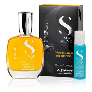 Reparador De Pontas Alfaparf Cristalli Liquid 50 Ml + Ampola Essential Oil Brinde - Sérum Para Todos os Cabelos