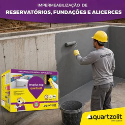 Impermeabilizante Tecplus Top 18kg Quartzolit Cinza