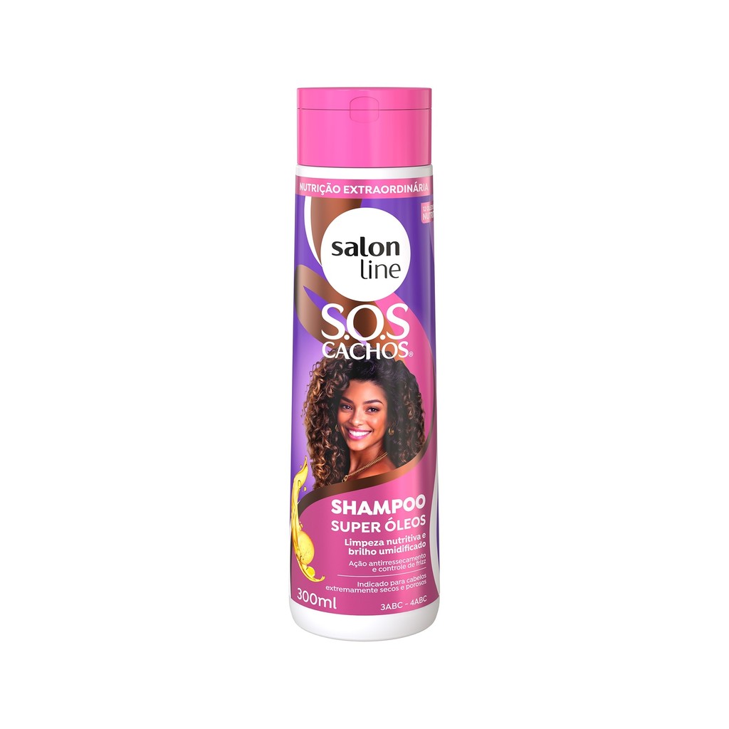 Shampoo SOS Cachos Super Óleos Salon Line 300ml