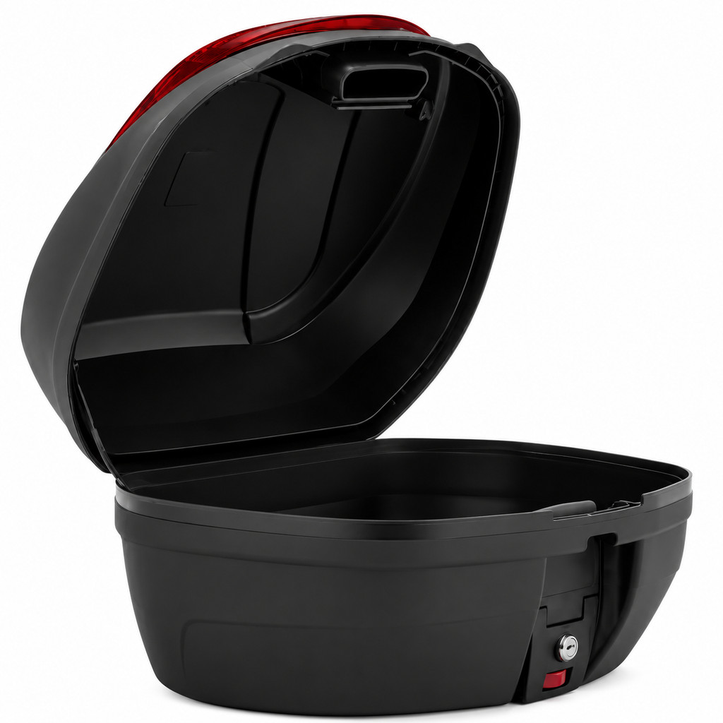 Baú Moto Bauleto 35 Litros Pro Tork Smart Box 4 Universal com Refletor Vermelho — imagem 2 de 2