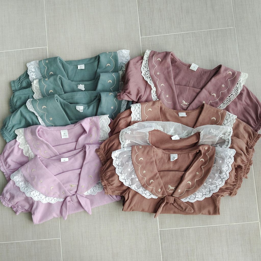Meninas camiseta japonês puro algodão de manga curta camiseta crianças pequeno médio crianças verão 100-120 tamanho