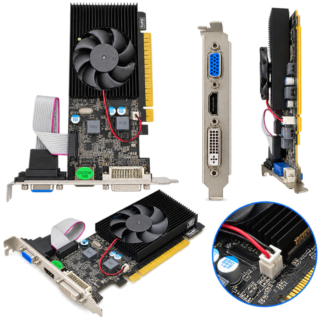 Placa De Vídeo GtGT610 2g 48sp DDR3 64BIT