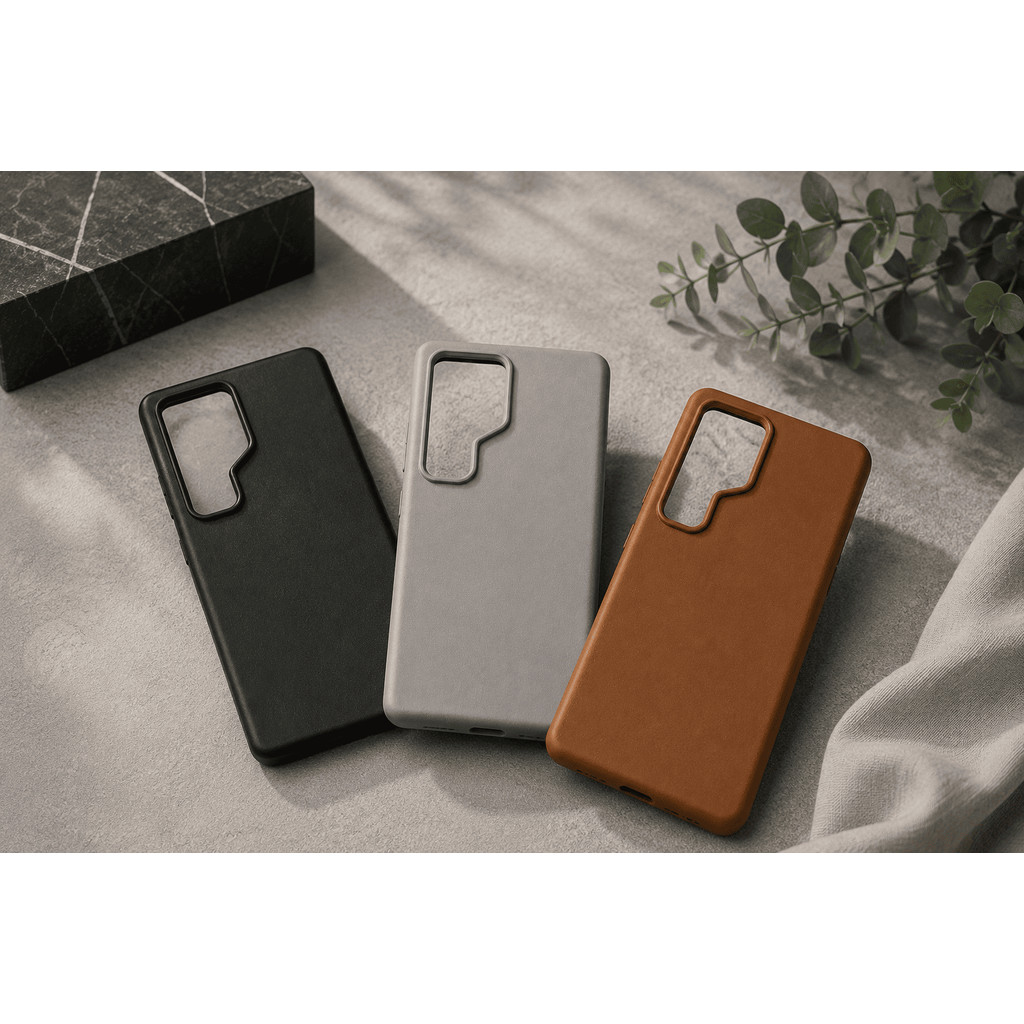 Capa paras24 FE s25FE   S26 S26 Ultra S25 S25 Ultra S24 S24 Plus S24 Ultra S23 S23ULTRA  Couro Premium com MagSafe