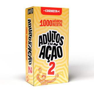 Jogo Adultos em Ação 2 - 1000 Mímicas para adultos +18 Noite dos Jogos, Presente criativo, Corneta