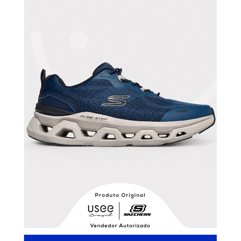 Tênis Masculino Esportivo Skechers Glide-Step Altus Graiden Original Conforto Amortecimento — imagem 2 de 2