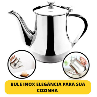 Bule De Inox Para Café Chá leite 280ml 420ml 550ml Cafeteira Leiteira Multiuso  Elegante Com Alça Imperial Com Tampa