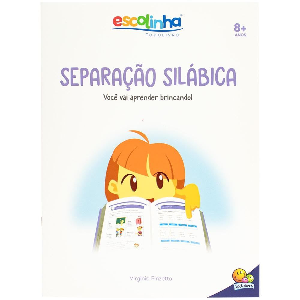 Livro Escolinha Gramática Fácil: Separação Silábica - Ed TodoLivro