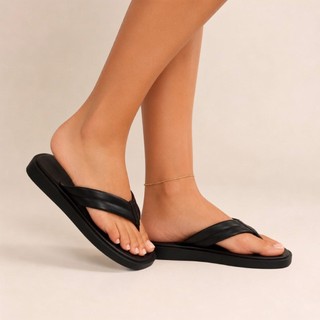 Chinelo Feminino Viena Confortável Macio Tira Larga Acolchoada flatform ortopedico nao machuca uso Diário