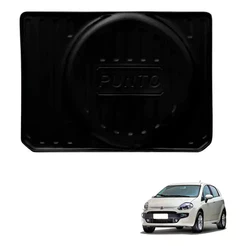 Tapete Bandeja Porta Malas Punto 2012-2017 Carbag 03.06 Preto 3D 5D Borda Alta Impermeável